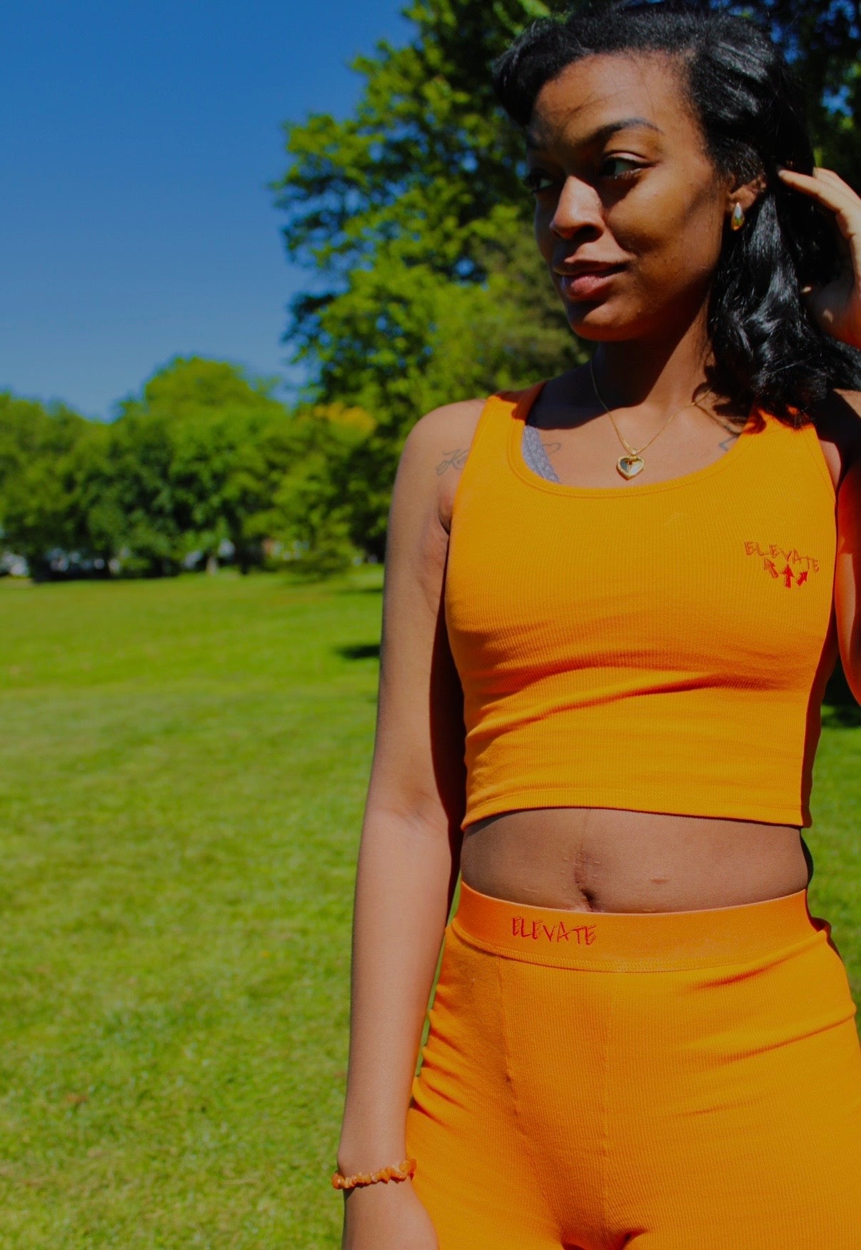 Elevate Orange Ladies Set
