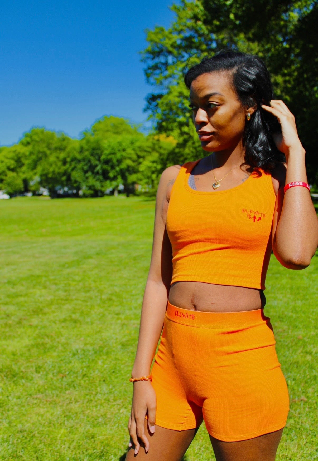 Elevate Orange Ladies Set